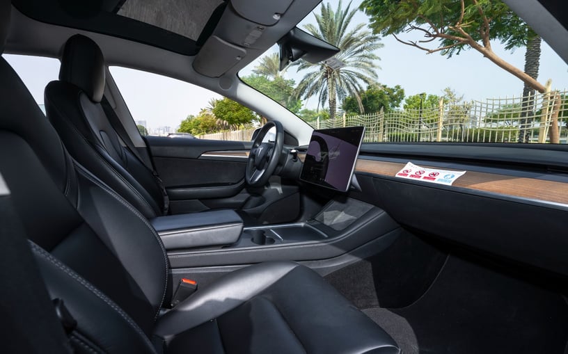 在哈伊马角租车 租 特斯拉Model 3 (白色), 2023