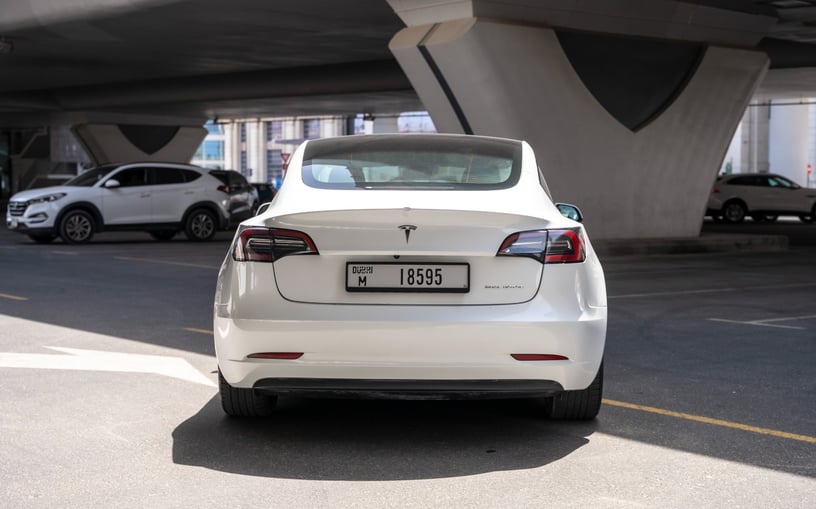 Tesla Model 3 (White), 2023 for rent in Dubai