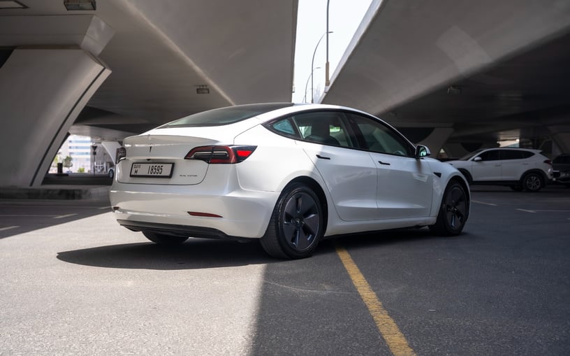 Tesla Model 3 (White), 2023 for rent in Dubai