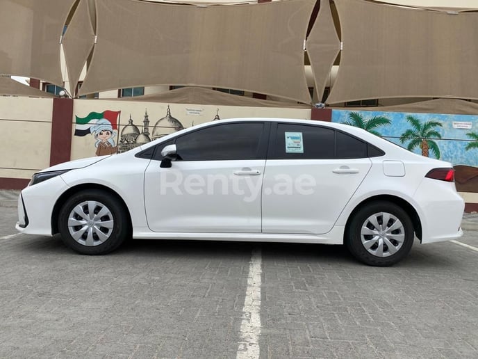 Toyota Corolla (White), 2020 for rent in Dubai