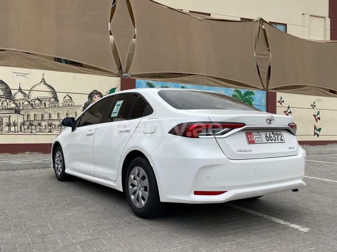 Toyota Corolla (White), 2020 for rent in Dubai
