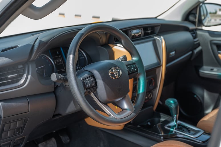Toyota Fortuner (White), 2024 for rent in Abu Dhabi