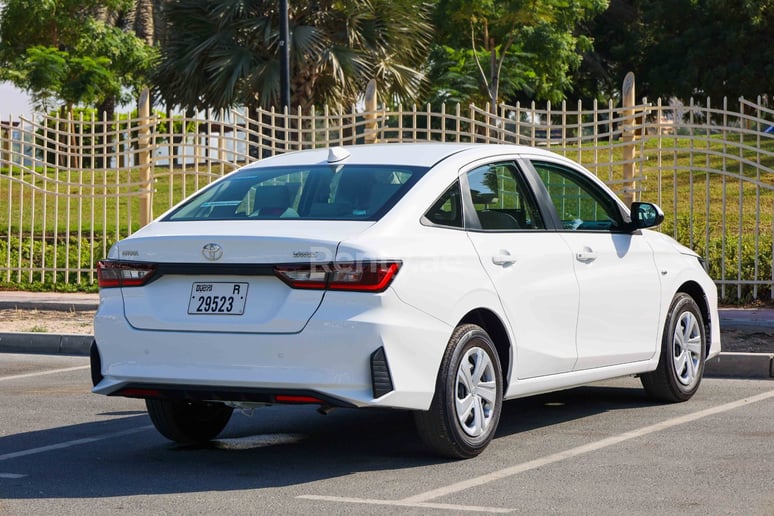 Toyota Yaris (White), 2023 for rent in Dubai