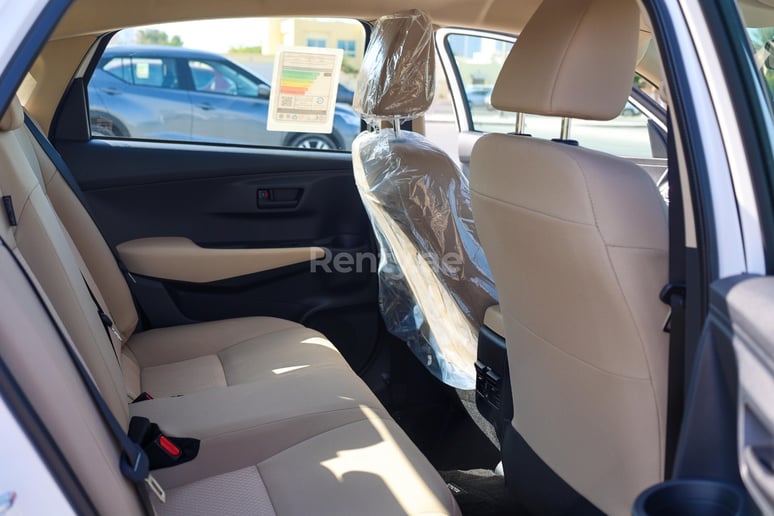 Toyota Yaris (White), 2023 for rent in Dubai