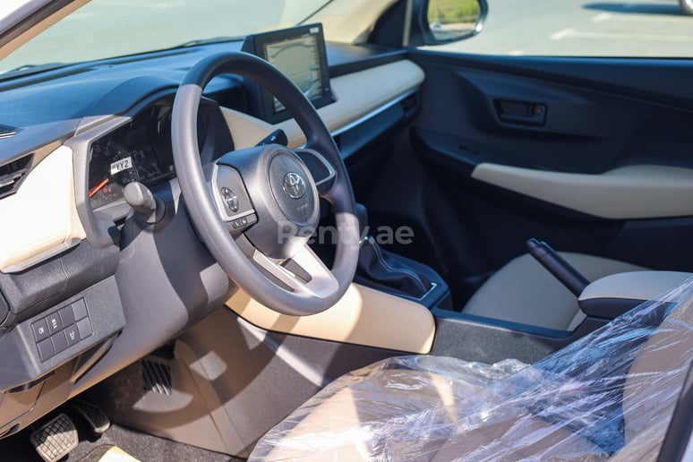 Toyota Yaris (White), 2023 for rent in Dubai