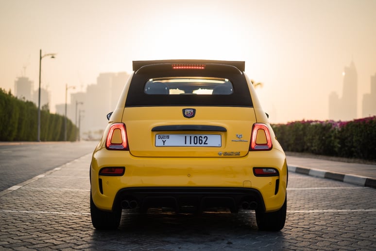 Fiat Abarth 595 (Yellow), 2021 for rent in Dubai