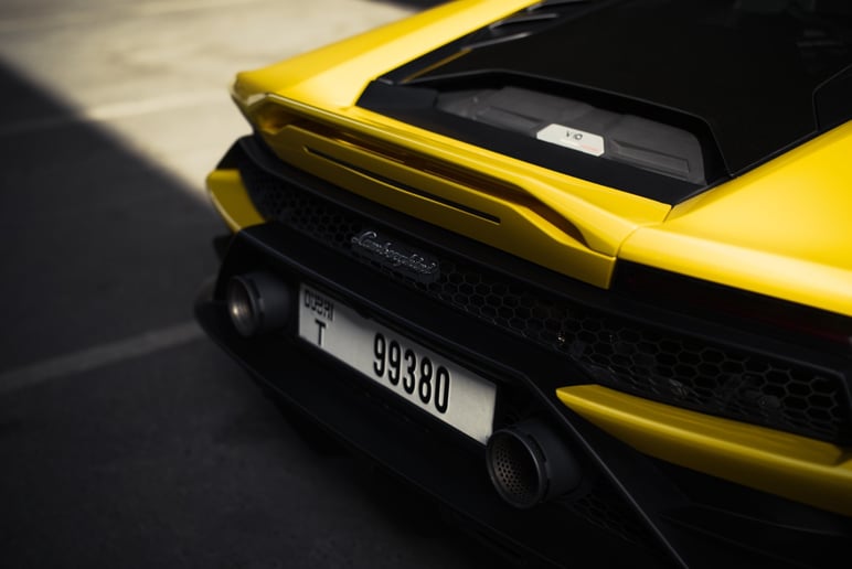 Lamborghini Evo coupe (Yellow), 2020 - leasing offers in Abu Dhabi