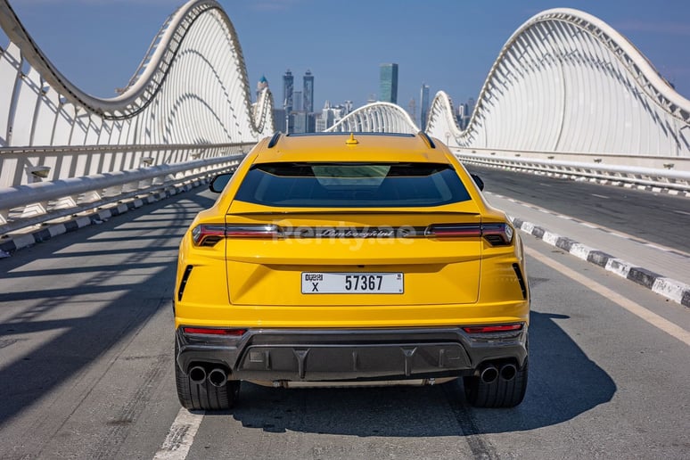 Lamborghini Urus (Yellow), 2021 for rent in Dubai