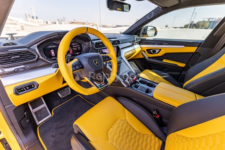 Lamborghini Urus (Yellow), 2021 for rent in Dubai