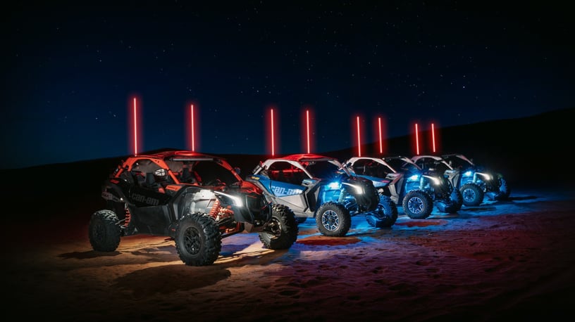 Night Raid – Can-Am X3 – 4-seater - buggy tours in Dubai 1