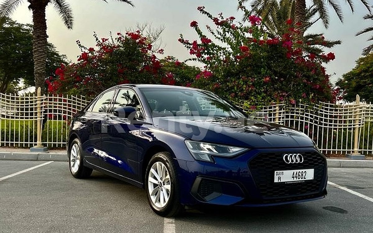 Rent a Audi A3 (Blue), 2023 ID-04941, in Dubai - Renty.ae
