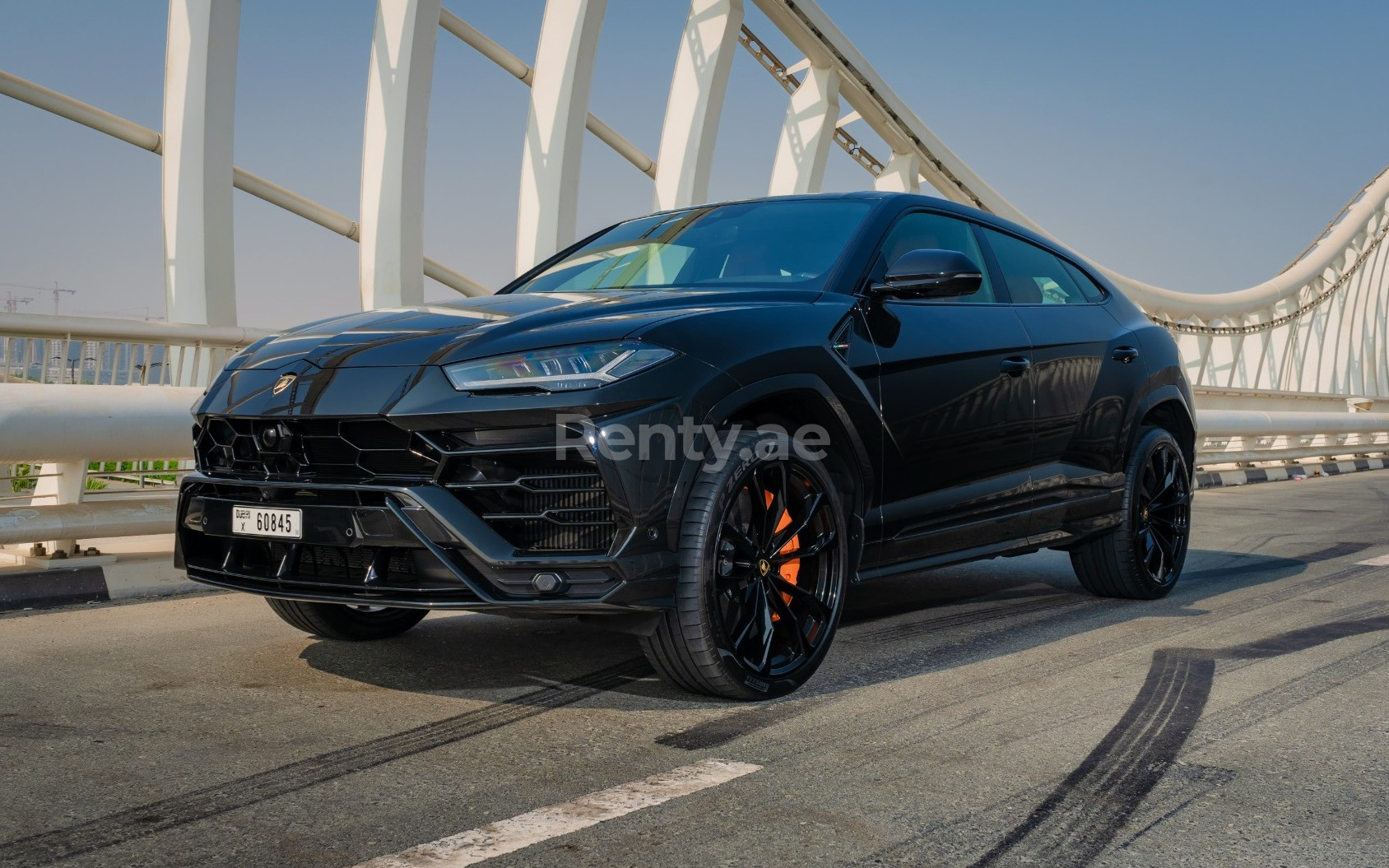 Lamborghini Urus (Black), 2020 for rent in Abu-Dhabi