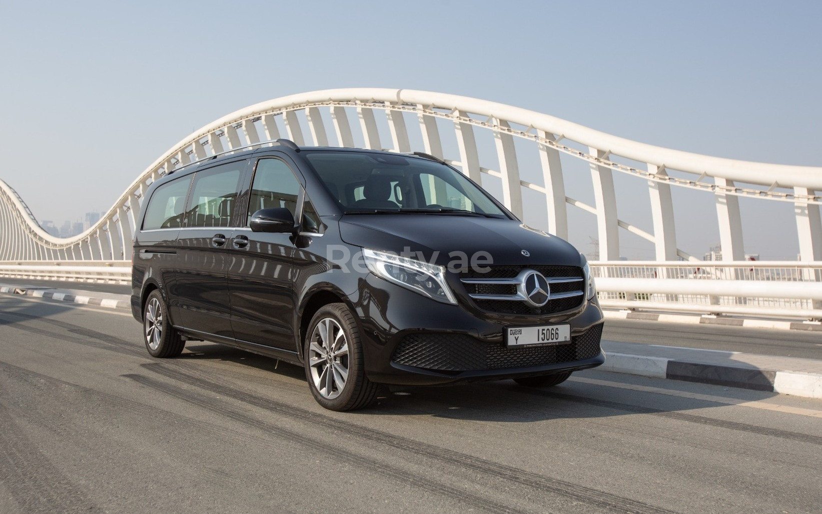 Black Mercedes V250, 2023 for rent in Dubai