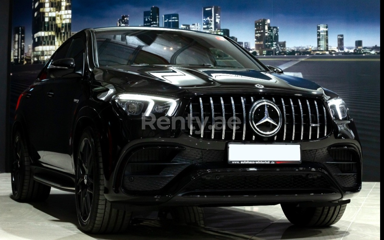New Mercedes GLE 63 (Черный), 2021 для аренды в Дубай