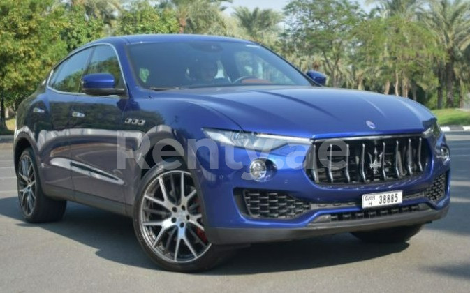 Maserati Levante S (Blue), 2019 for rent in Dubai