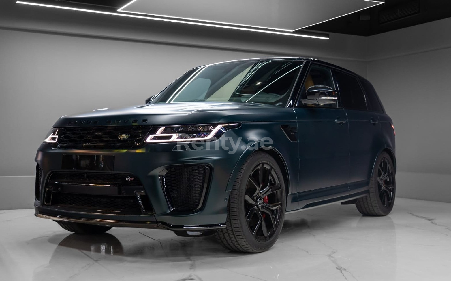 Rent a Range Rover SVR (Green), 2022 ID-05057, in Renty.ae