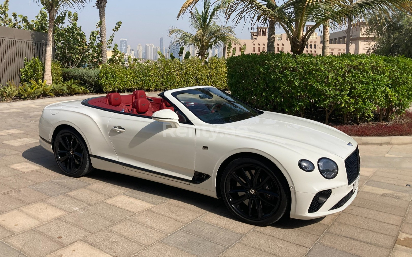 White Bentley GTC, 2020 for rent in Dubai
