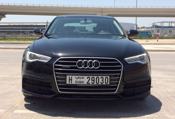 Black Audi A6 2,8 quatrro, 2018 for rent in Dubai 1