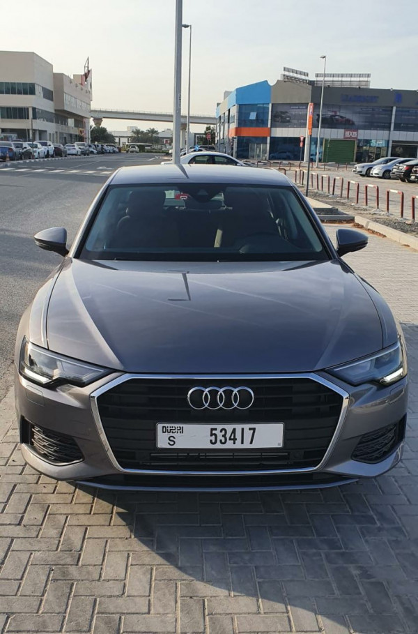 رمادي غامق Audi A6, 2020 للإيجار في دبي 0