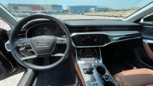Black Audi A6, 2020 for rent in Dubai 2