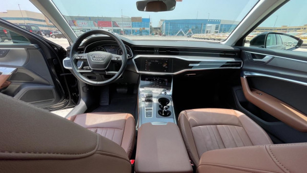Black Audi A6, 2020 for rent in Dubai 3