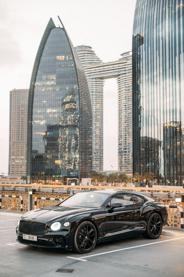 أسود Bentley GT sport, 2019 للإيجار في دبي 1