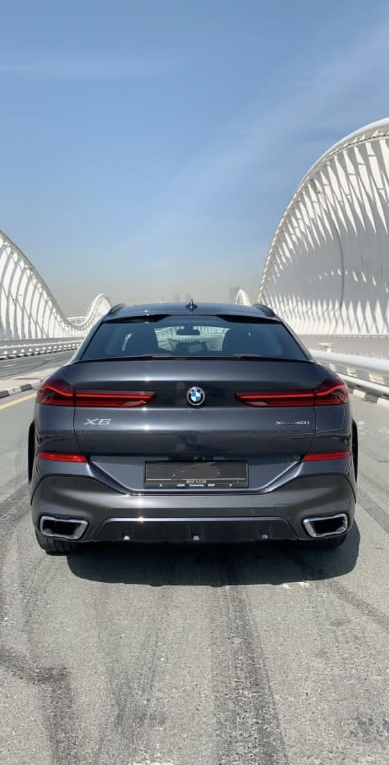 أسود BMW X6, 2020 للإيجار في دبي 0