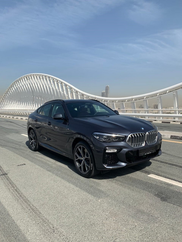 Black BMW X6, 2020 for rent in Dubai 1