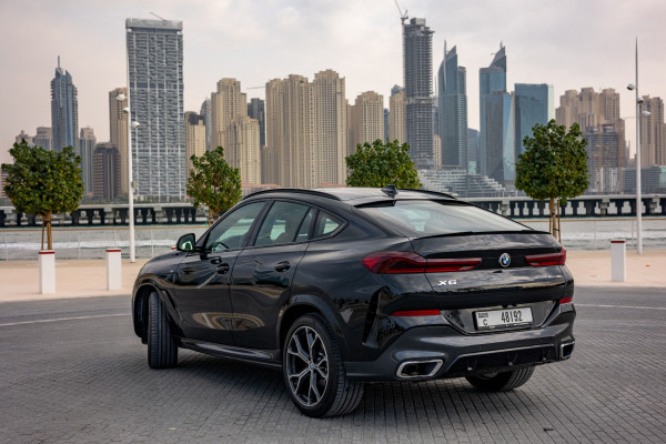 Black BMW X6, 2022 for rent in Dubai 1