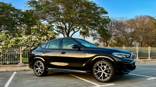 Black BMW X6, 2022 for rent in Dubai 6