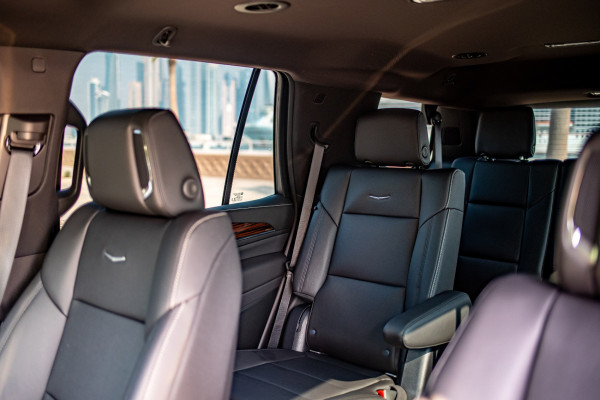 Black Cadillac Escalade, 2021 for rent in Dubai 2