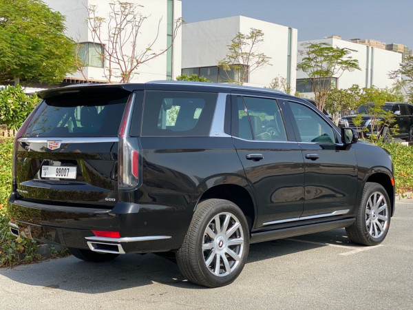 黑色 Cadillac Escalade, 2021 迪拜汽车租凭 1