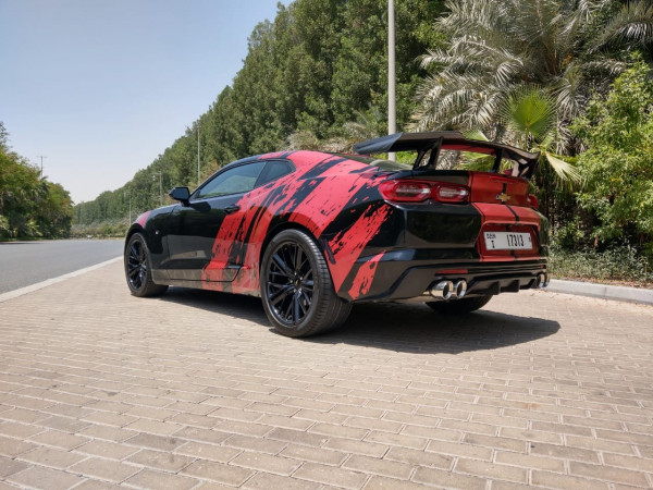 Black Chevrolet Camaro, 2020 for rent in Dubai 1