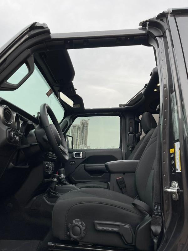 Black Jeep Wrangler, 2021 for rent in Dubai 4