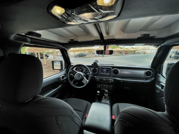 Black Jeep Wrangler, 2021 for rent in Dubai 6