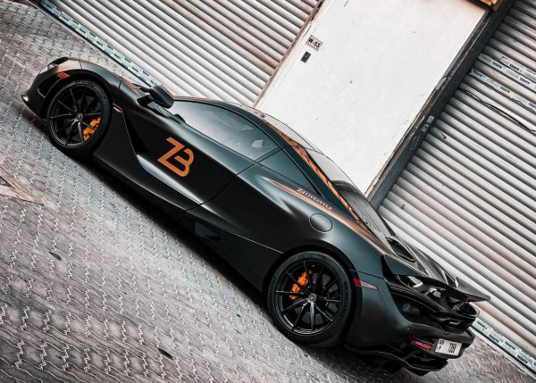 Black McLaren 720 S, 2020 for rent in Dubai 0