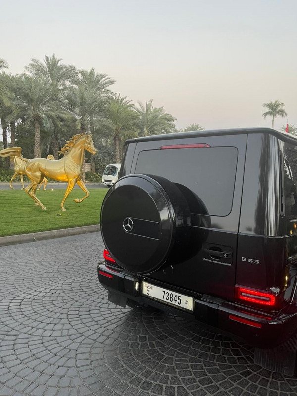 Black Mercedes G63 AMG Edition 1, 2019 for rent in Dubai 3