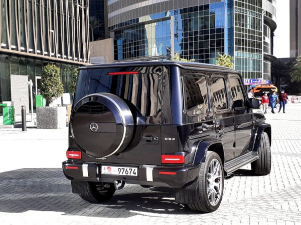 Black Mercedes G63 AMG, 2019 for rent in Dubai 0