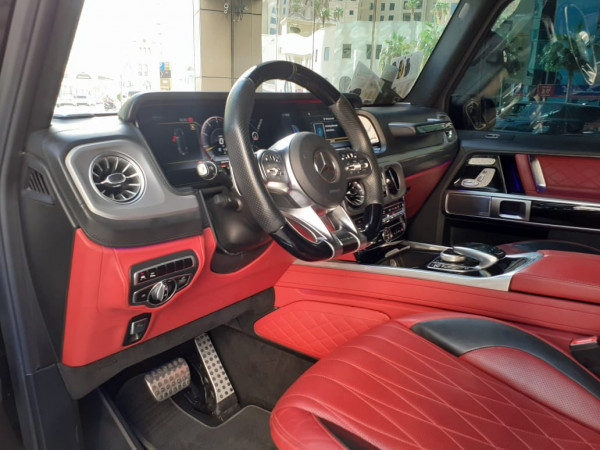 Black Mercedes G63 AMG, 2019 for rent in Dubai 3
