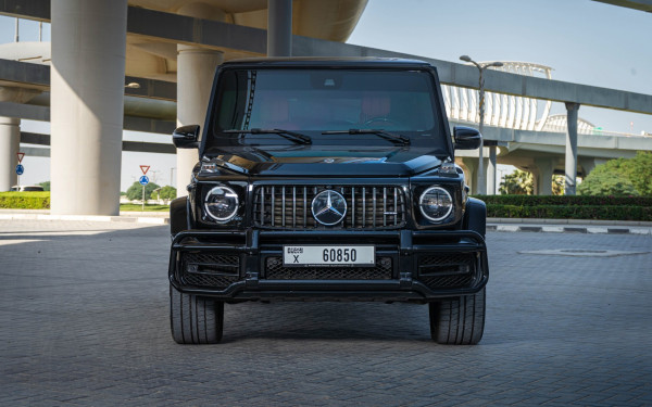 Black Mercedes G63 AMG, 2021 for rent in Dubai 0