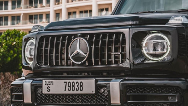 أسود Mercedes G63 class, 2019 للإيجار في دبي 1