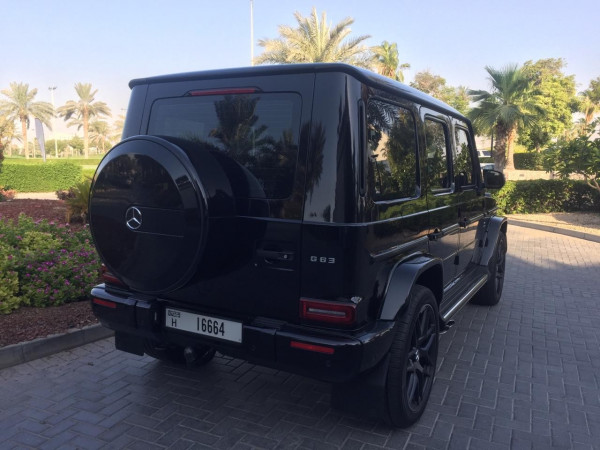 黑色 Mercedes G 63 Night Package, 2020 迪拜汽车租凭 1