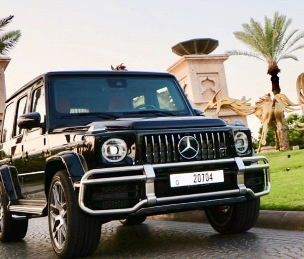 黑色 Mercedes G63, 2020 迪拜汽车租凭 0