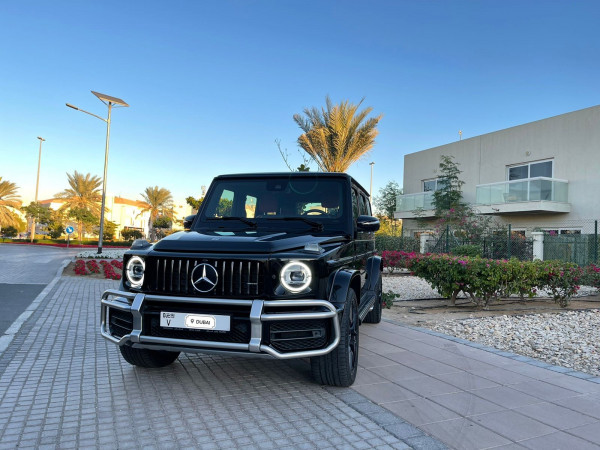 黑色 Mercedes G63, 2020 迪拜汽车租凭 3