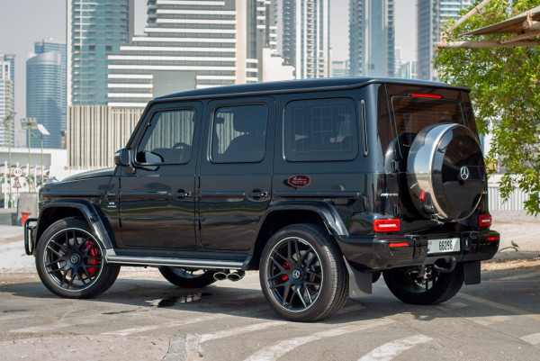 Black Mercedes G63, 2021 for rent in Dubai 5