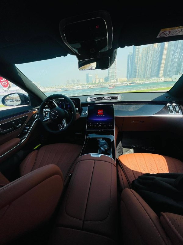 Black Mercedes S Class, 2021 for rent in Dubai 2