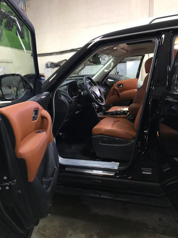 Black Nissan Patrol  V6 Titanium, 2021 for rent in Dubai 1