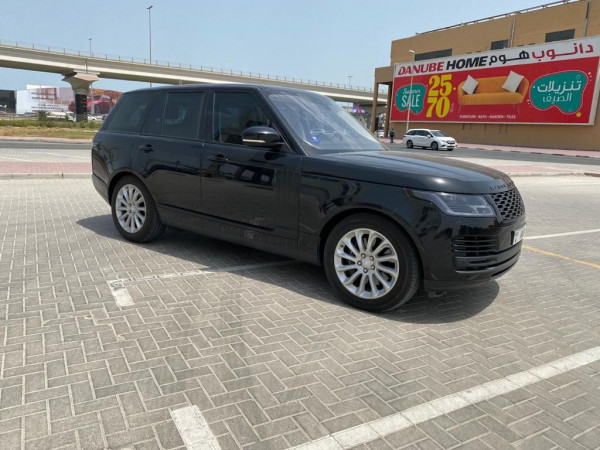 黑色 Range Rover Vogue HSE, 2019 迪拜汽车租凭 8
