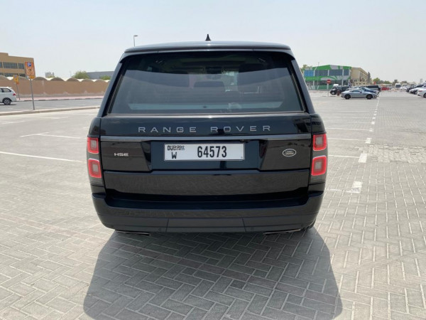 黑色 Range Rover Vogue HSE, 2019 迪拜汽车租凭 10