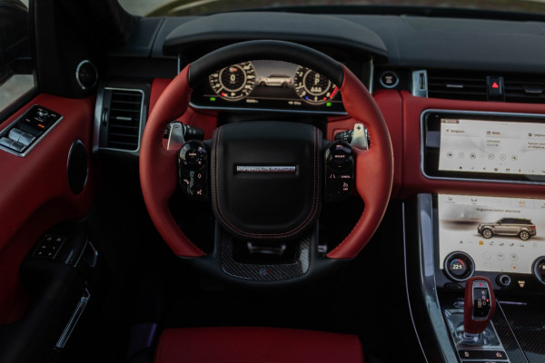 أسود Range Rover Sport SVR, 2022 للإيجار في دبي 5